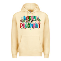 Pina Colada merry and pregnant Premium Hoodie - MaliasSmallBusiness