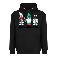 Black hero gnomies african american nurse gnomies medical gnomies Heavyweight Hoodie - BarkalooDesign