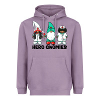 Lavender hero gnomies african american nurse gnomies medical gnomies Heavyweight Hoodie - BarkalooDesign