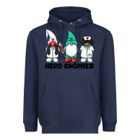 Navy hero gnomies african american nurse gnomies medical gnomies Heavyweight Hoodie - BarkalooDesign