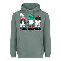 Sage hero gnomies african american nurse gnomies medical gnomies Heavyweight Hoodie - BarkalooDesign