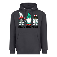 Smoke hero gnomies african american nurse gnomies medical gnomies Heavyweight Hoodie - BarkalooDesign