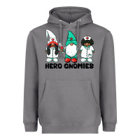 Storm hero gnomies african american nurse gnomies medical gnomies Heavyweight Hoodie - BarkalooDesign