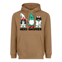 Toasted Coconut hero gnomies african american nurse gnomies medical gnomies Heavyweight Hoodie - BarkalooDesign
