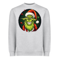Heather Grey Grinch Heavyweight Sweatshirt - Unal Design