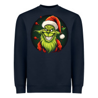 Navy Grinch Heavyweight Sweatshirt - Unal Design