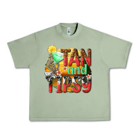 Oil Green tan and tipsy Urban Heavy Tee - texasbilliewilder