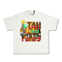 Pistachio tan and tipsy Urban Heavy Tee - texasbilliewilder