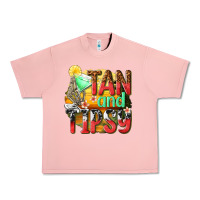Salmon tan and tipsy Urban Heavy Tee - texasbilliewilder