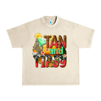 Sandshell tan and tipsy Urban Heavy Tee - texasbilliewilder