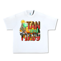 White tan and tipsy Urban Heavy Tee - texasbilliewilder