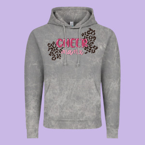 Cheer Mama Vintage Hoodie Designed By Maliassmallbusiness