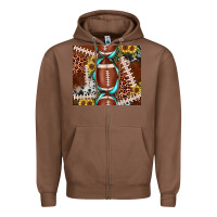 Chestnut football leopard gemstone sunflower tumbler3 Zipper Hoodie - JahusDesignShop