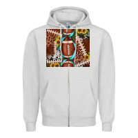 Dove Grey football leopard gemstone sunflower tumbler3 Zipper Hoodie - JahusDesignShop