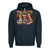 Navy football leopard gemstone sunflower tumbler3 Zipper Hoodie - JahusDesignShop