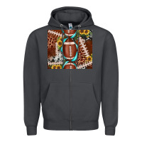 Smoke football leopard gemstone sunflower tumbler3 Zipper Hoodie - JahusDesignShop