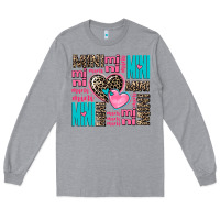 Heather Grey mini mini mini with hearts Long Sleeve Tee - AdoDesignShop