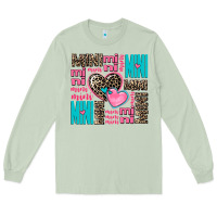 Matcha mini mini mini with hearts Long Sleeve Tee - AdoDesignShop
