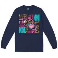 Navy mini mini mini with hearts Long Sleeve Tee - AdoDesignShop