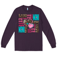 Plum mini mini mini with hearts Long Sleeve Tee - AdoDesignShop