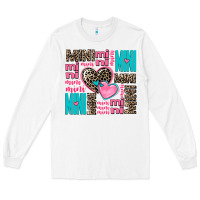White mini mini mini with hearts Long Sleeve Tee - AdoDesignShop