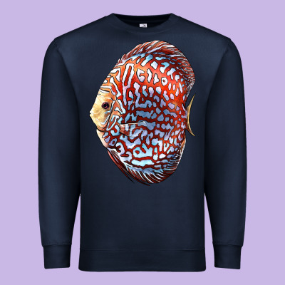 Discus Fish Premium Sweatshirt Designed By Lillyallendesigns