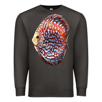 Smoke Discus Fish Premium Sweatshirt - LillyAllenDesigns