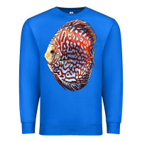 True Royal Discus Fish Premium Sweatshirt - LillyAllenDesigns
