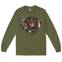 Army Green autism awareness baseball Long Sleeve Tee - SublimationCraftShop
