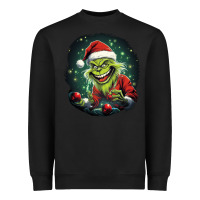 Black Grinch Heavyweight Sweatshirt - Unal Design
