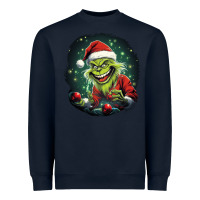 Navy Grinch Heavyweight Sweatshirt - Unal Design