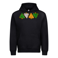 Black christmas tree cookies Urban Hoodie - LillyAllenDesigns