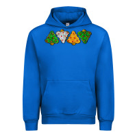 Cobalt christmas tree cookies Urban Hoodie - LillyAllenDesigns