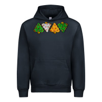 Navy christmas tree cookies Urban Hoodie - LillyAllenDesigns