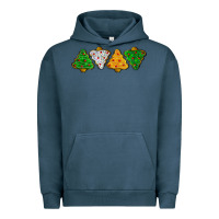 Pigment Midnight Navy christmas tree cookies Urban Hoodie - LillyAllenDesigns
