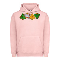Pigment Salmon christmas tree cookies Urban Hoodie - LillyAllenDesigns