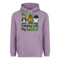 Lavender hanging with my gnomies african american nurse gnomies Heavyweight Hoodie - BarkalooDesign