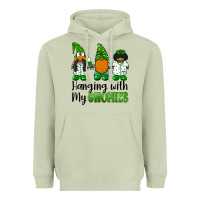 Matcha hanging with my gnomies african american nurse gnomies Heavyweight Hoodie - BarkalooDesign