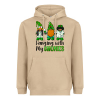 Hanging With My Gnomies African American Nurse Gnomies Heavyweight Hoodie | Teevron
