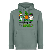 Sage hanging with my gnomies african american nurse gnomies Heavyweight Hoodie - BarkalooDesign