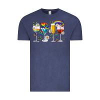 Vintage Denim pride lgbtq wine cups and glasses Vintage Tee - texasbilliewilder