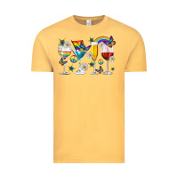 Vintage Mustard pride lgbtq wine cups and glasses Vintage Tee - texasbilliewilder