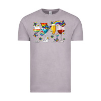 Vintage Zinc pride lgbtq wine cups and glasses Vintage Tee - texasbilliewilder