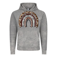 Cloud Rock Cheetah rainbow Vintage Hoodie - MaliasSmallBusiness