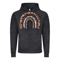 Vintage Arctic Cheetah rainbow Vintage Hoodie - MaliasSmallBusiness