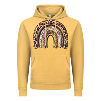 Vintage Mustard Cheetah rainbow Vintage Hoodie - MaliasSmallBusiness