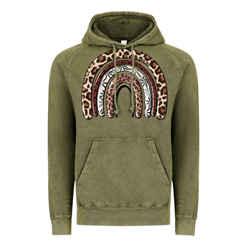 Cheetah Rainbow Vintage Hoodie by MaliasSmallBusiness | Teevron