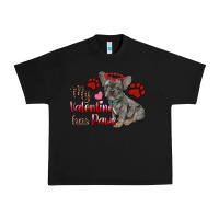 Black my valentine has paws french bulldog Urban Heavy Tee - RanaPortraitStore