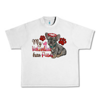 Lunar Rock my valentine has paws french bulldog Urban Heavy Tee - RanaPortraitStore