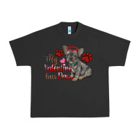 Pigment Black my valentine has paws french bulldog Urban Heavy Tee - RanaPortraitStore